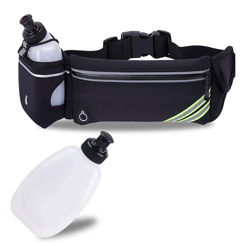 Kehon Waterproof Running Belt Water Bottle Waist Pack,Sport Pouch Fanny Pack for Men Women Runners Waist Bag,Hybration Workout Running Phone Holder for iPhone 15 14 13 12 11 Pro Max Xs Xr X 8 7 Plus Galaxy - Image 1
